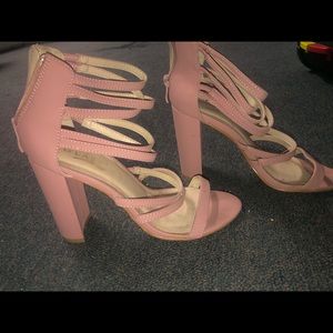 pink high heels